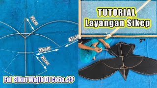 Complete Tutorial on How to Make a Sikep Kite // Bird Kite
