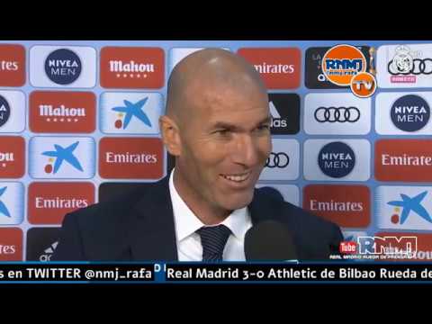 Real Madrid 3-0 Athletic de Bilbao Rueda de prensa de ZIDANE post Jornada 33 (21/04/19) - 동영상