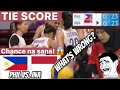 NAG TIE SCORE ANG PHILIPPINES 🇵🇭  VS INDONESIA 🇮🇩  CHANCE NA SANA PERO TALO TAYO 😭