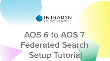 AOS 6 to AOS 7 Federated Search Setup Tutorial