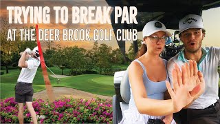 Trying to Break Par at The Deer Brook Golf Club | Clutch Birdies & Bad Bogeys