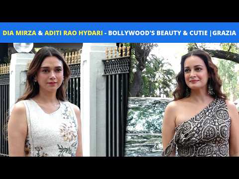 Bollywood's Beauty & Cutie: Dia Mirza & Aditi Rao Hydari Grace Grazia Indie Beauty Superstars 2026