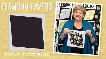 Make a "Diamond Pavers" Quilt with Jenny Doan of Missouri Star (Video Tutorial)