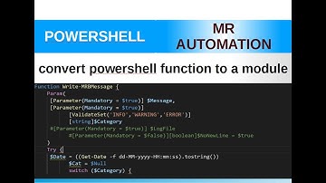 PowerShell S2E10 (Convert Function to Module)