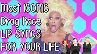 [REACTION] Most ICONIC Drag Race LIP SYNCS FOR YOUR LIFE | Otome no Timing