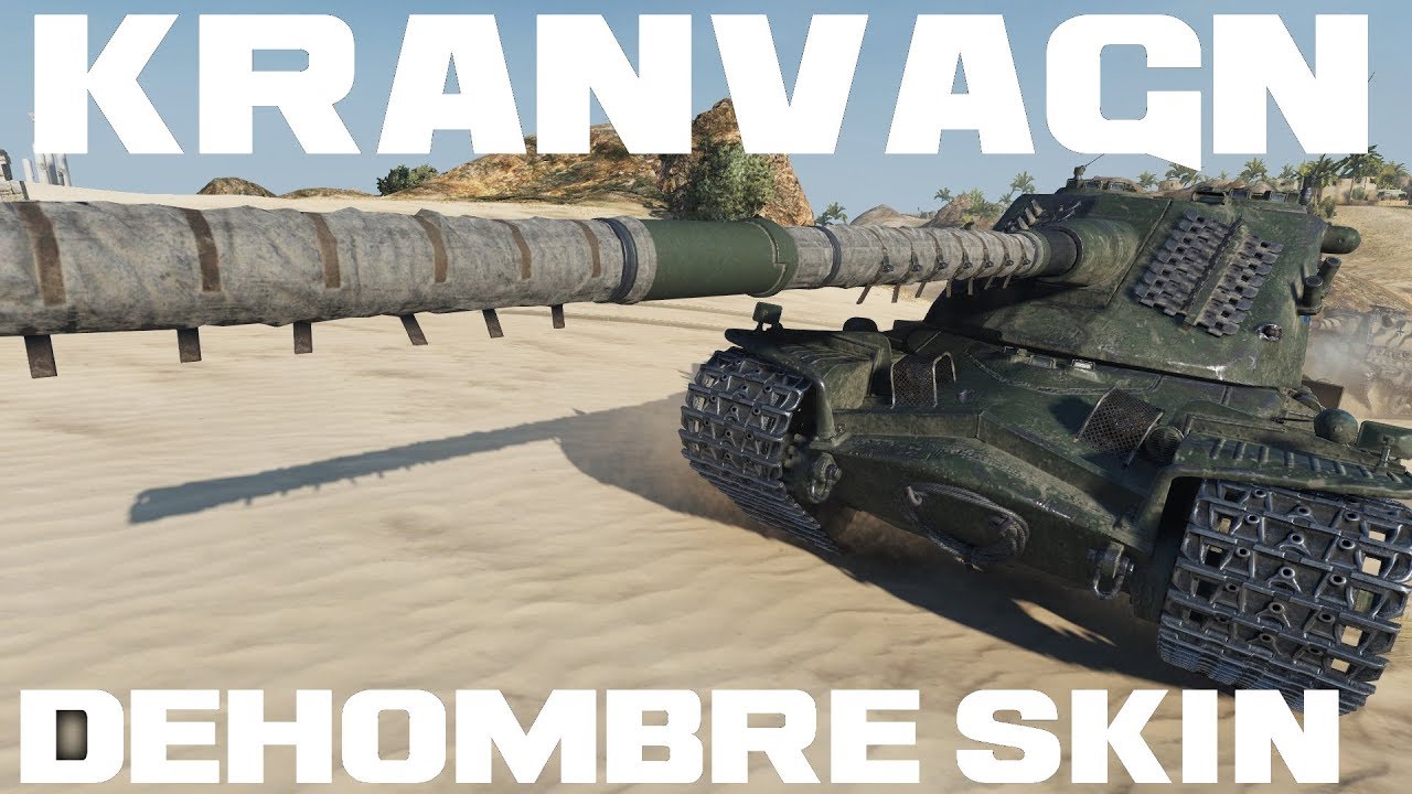 World Of Tanks Kranvagn Deh0mbre Skin 7 010 Dmg 8 Kills 1 4 Exp Airfield Youtube