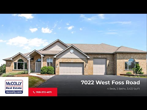 7022 West Foss Road, Monee, IL home video tour