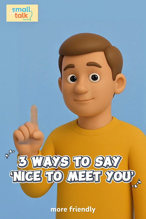 3 ways to say ‘nice to meet you’ alternatives!😎#speaklikenative #englishtips