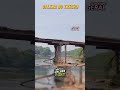 coragem de um caminhoneiro ao atravessar uma ponte de 240 metros sobre o Rio Teles Pires, em Paranat
