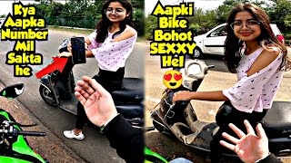 Zx10r Se IMPRESS Hoke Ladki  Degayi Apna NUMBER 😍 Aapki bike Bhot SE**Y HE 🥵 screenshot 4