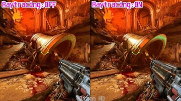 DOOM Eternal | Raytracing OFF vs ON | Ultra Nightmare | DLSS: Quality