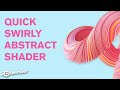 BLENDER TASTY TUTORIAL: QUICK SWIRLY ABSTRACT SHADER IN BLENDER!