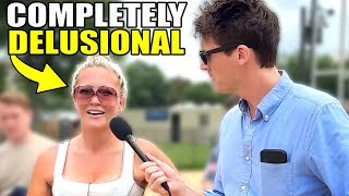 MAGA Woman Gets Fact Checked to Her Face, Goes Right Over Her Head