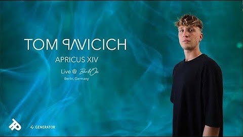 TOM PAVICICH | APRICUS XIV Live at Bar Box, Berlin