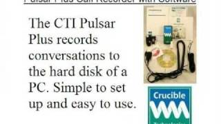CTI Pulsar Plus Telephone Call Recorder with Software CD and Manual screenshot 4
