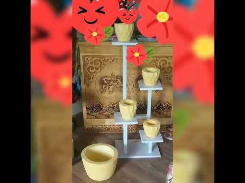 Видео: DIY цэцгийн тавиур