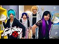 Hermano y hermana le hacen bromas a Marinette. Ladybug en la vida real