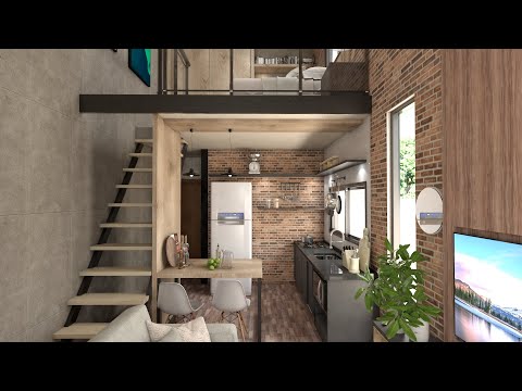 Vídeo: Casa estilo loft: características das soluções de design