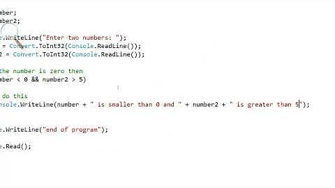 C# Tutorial Video (part 7) - How to Program in C# - If Statements and Booleans
