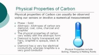 Carbon, Facts, Uses, & Properties