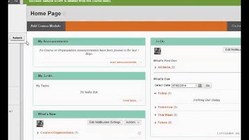 Importing SCORM packages to Blackboard