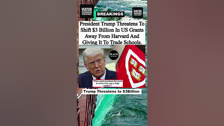 Trump Gets $3 Billion From US Away Havard #trump #usa #trending #breakingnews #news #shorts