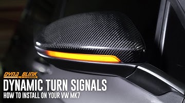 Dynamic Blink "Dynamic Scroll" LED Turning Signal Install | Volkswagen MK7 Golf, GTI, .:R