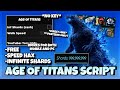 [FINAL WARS!] Age Of Titans Script Pastebin **NO KEY** Give INFINITE SHARDS, Speed Hax Very OP