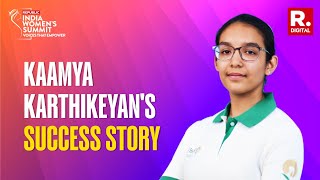 How Did Kaamya Karthikeyan Become Youngest Indian To Scale Mt Everest? Republic India Women's Summit