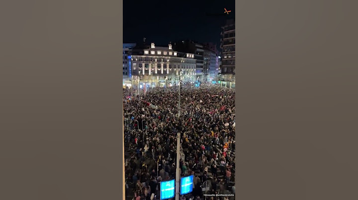 Massendemonstration am Samstag in Belgrad für mehr Demokratie und gegen Präsident Aleksandar Vučić