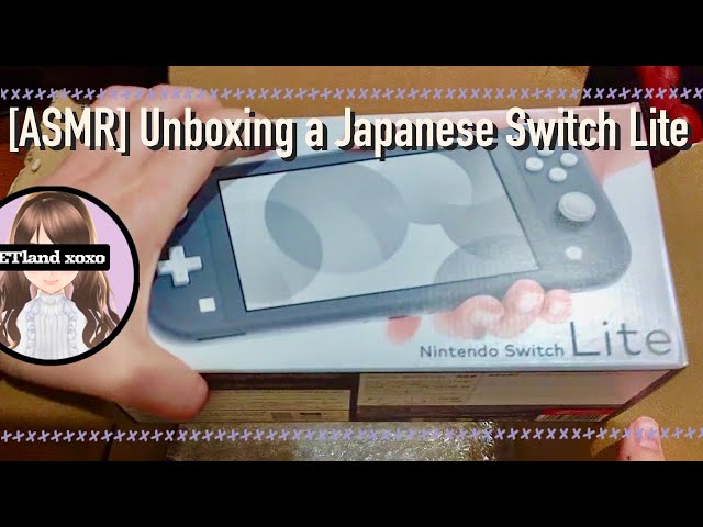 ASMR Unboxing] Japanese version Switch lite (Grey) - YouTube