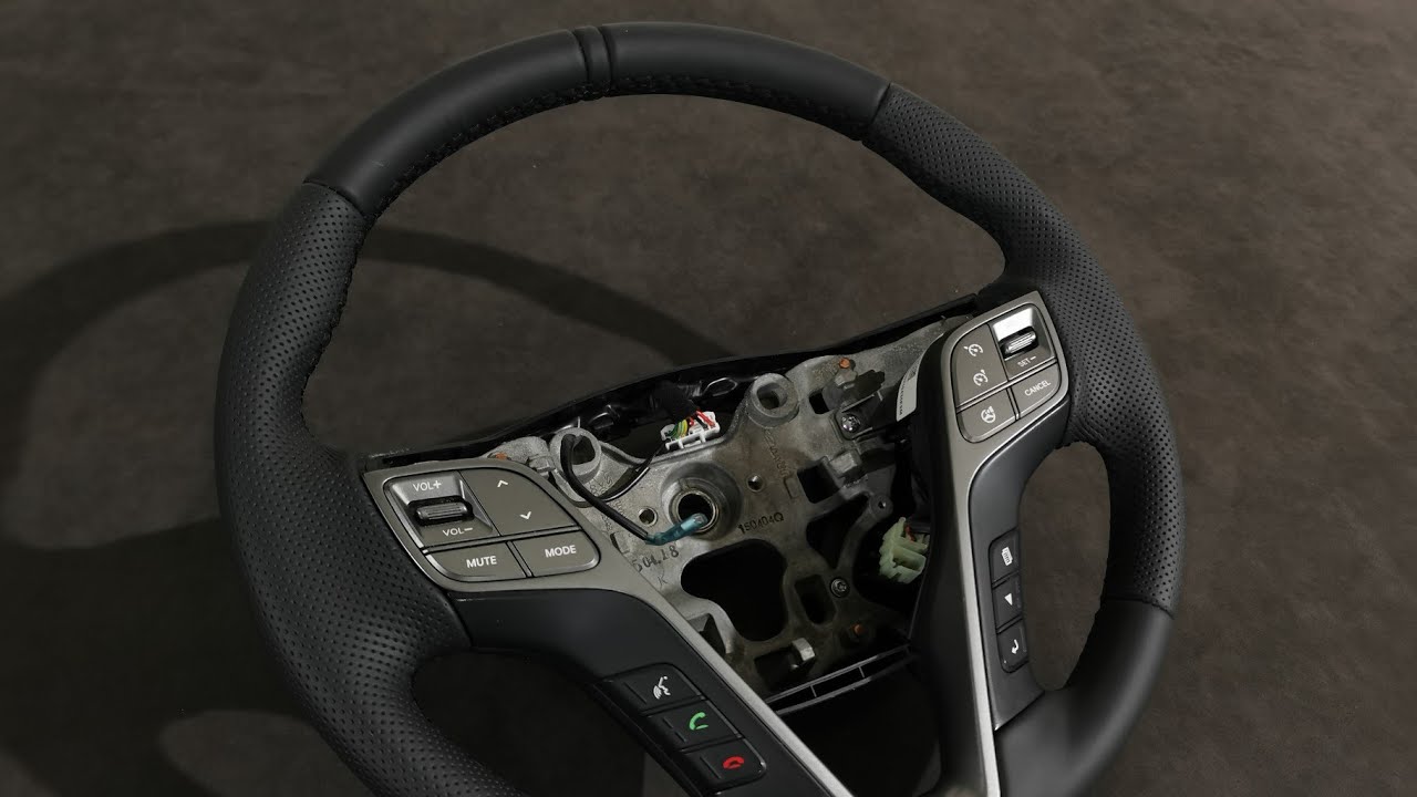 Hyundai Santa Fe steering wheel removal /demontare volan+airbag 2/2022 YouTube