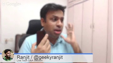 #23 Live Tech Q&A Session with Geekyranjit