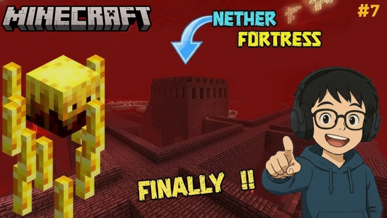 FINALLY, I FOUND A NETHER FORTRESS IN MINECRAFT || MINECRAFT GAMEPLAY ...