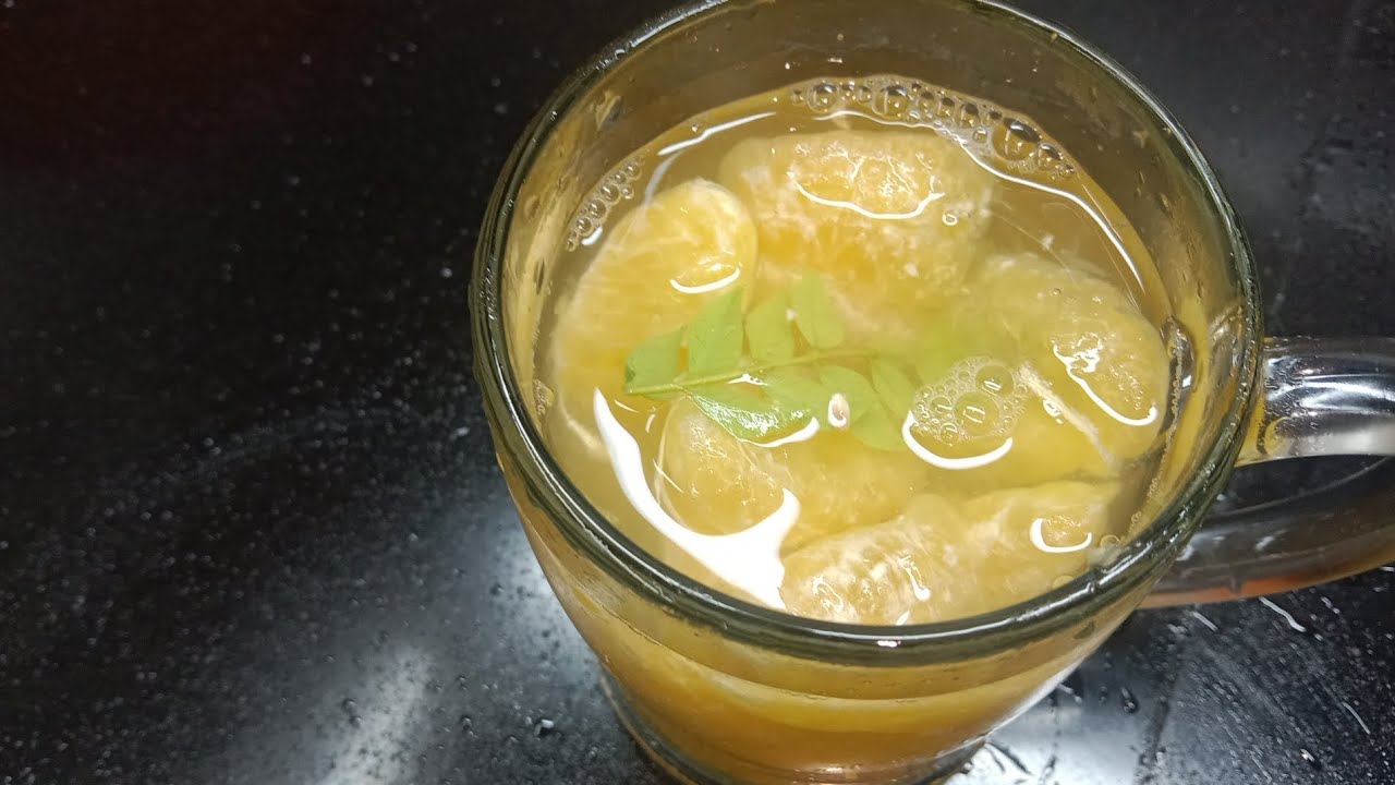 2 Minutes Orange Tea 😍 | Detox Winter Drink You’ll Love | Healthy & Refreshing 🔥