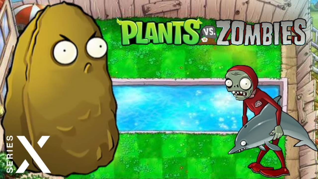 Plants vs. Zombies Gold Sunflower Trophy!! Swimming Pool XBOX