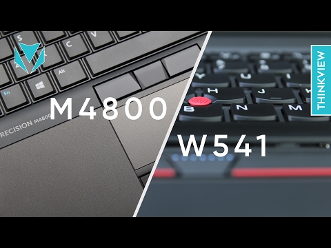 Dell Precision M4800 và ThinkPad W541: Cân sức! | ThinkView