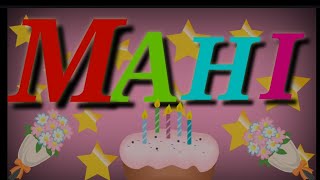 Happy Birthday Mahi