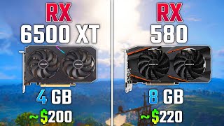 AMD RX 6500 XT vs RX 580 8GB | Test in 8 Games