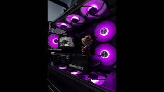 Ultimate Desk Setup Transformation! 🎮💜 #desksetup #cooltechgadgets