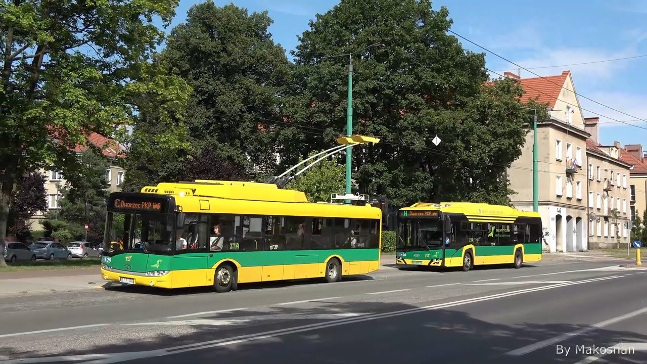 Trolejbusy v Tychách 17-07-2024 | Tychy Trolleybuses