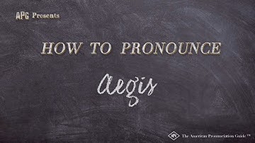 How to Pronounce Aegis (Real Life Examples!)