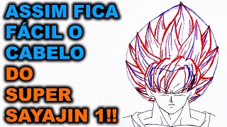 Desenho de Goku em 2023  Goku desenho, Cabelo do goku, Desenho