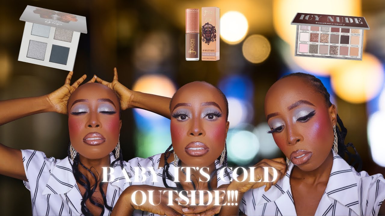 GREY NUDE HOLIDAY MAKEUP TUTORIAL|| SOFT WINTER-INSPIRED GLAM❄️