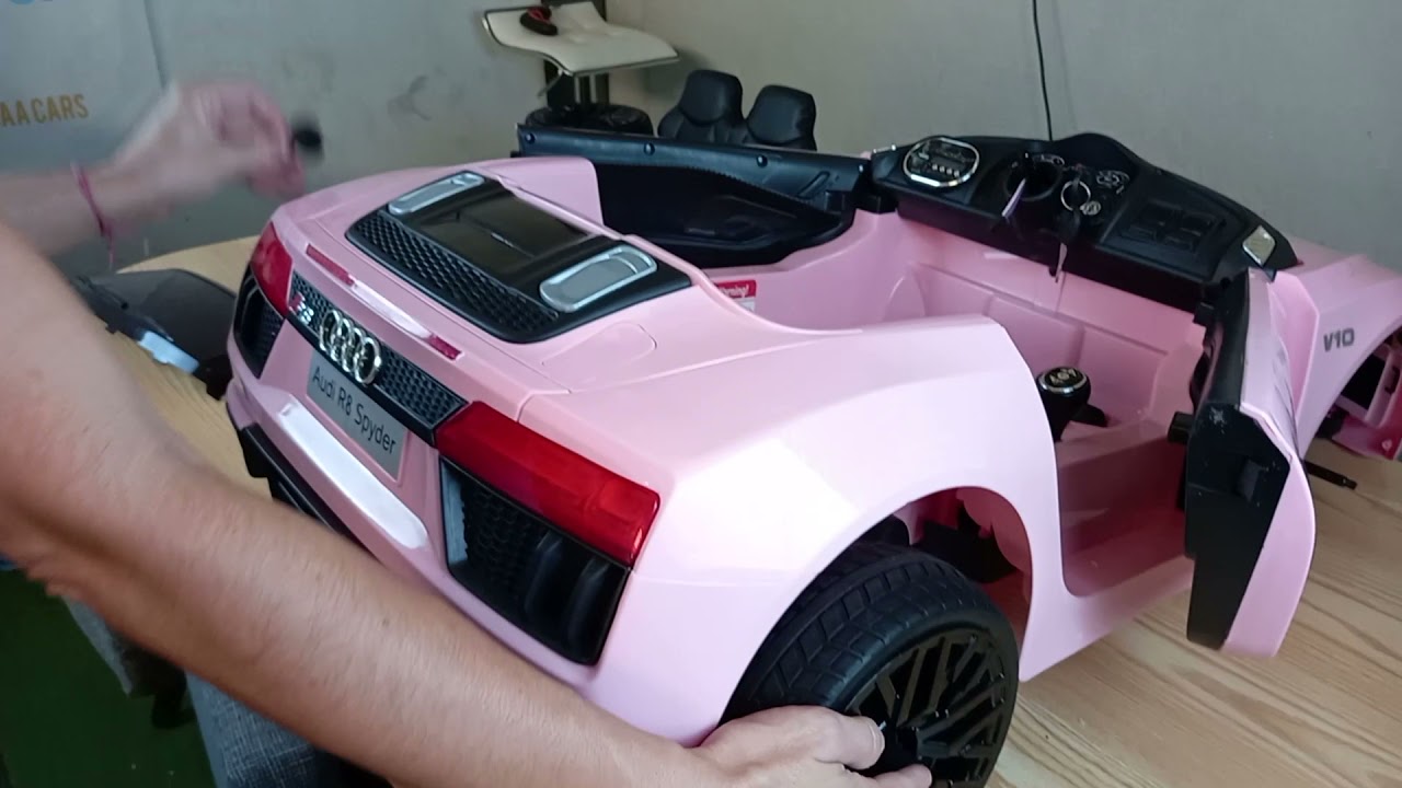 Coche Eléctrico Audi R8 Spyder para niños