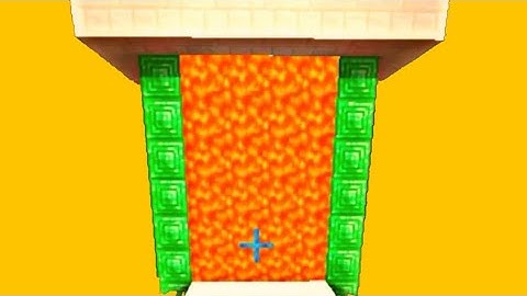Minecraft Daylight sensor Lava DOOR automatic DOOR.💯.#minecraft #short #trolltraps #meme