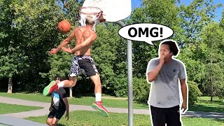 Jordan Kilganon SURPRISES players at random court!!!