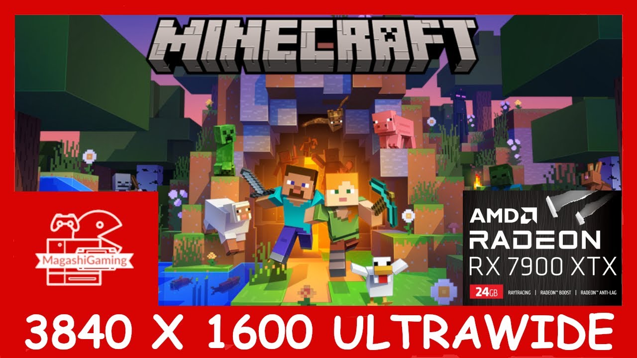 Minecraft - RX 7900 XTX [24GB] - 3840x1600 Ultrawide Gameplay - Lucky ...