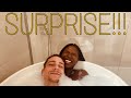 I SURPRISED MY HUSBAND!! After being separated for 4 months...