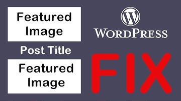 Fix WordPress Double Featured Image | WordPress Featured Image Tutorial 2019